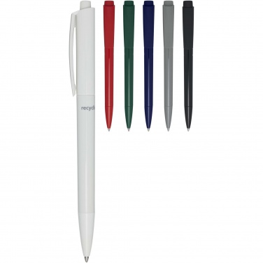 Logo trade corporate gifts picture of: Martha recycled plastic ballpoint pen