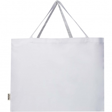 Logo trade promotional items image of: Odessa 220 g/m² GRS recycled cotton large tote bag