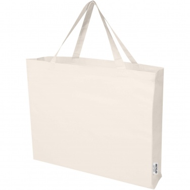 Logotrade promotional product picture of: Odessa 220 g/m² GRS recycled cotton large tote bag