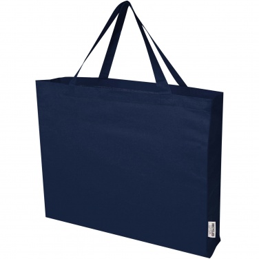 Logotrade business gift image of: Odessa 220 g/m² GRS recycled cotton large tote bag