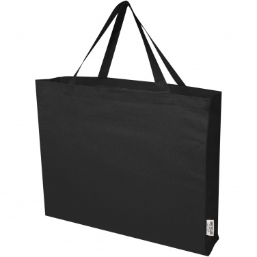 Logo trade promotional gift photo of: Odessa 220 g/m² GRS recycled cotton large tote bag