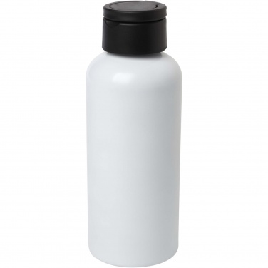 Logo trade promotional gifts image of: Trinity 600 ml RCS certified recycled aluminium water bottle with RPET lid