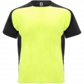 Bugatti short sleeve kids sports t-shirt, Fluor Yellow / Solid black