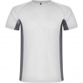 Shanghai short sleeve kids sports t-shirt, White / Dark Lead