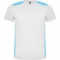 Detroit short sleeve unisex sports t-shirt, White / Turquois