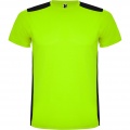 Detroit short sleeve kids sports t-shirt, Lime / Solid black