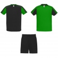 Juve unisex sports set, Fern green / Solid black