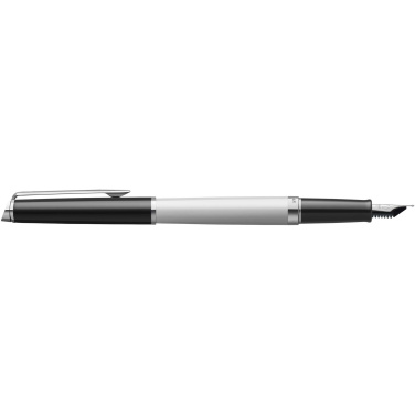 Logo trade promotional giveaways picture of: Hemisphere colour blocking fountain pen with palladium trim