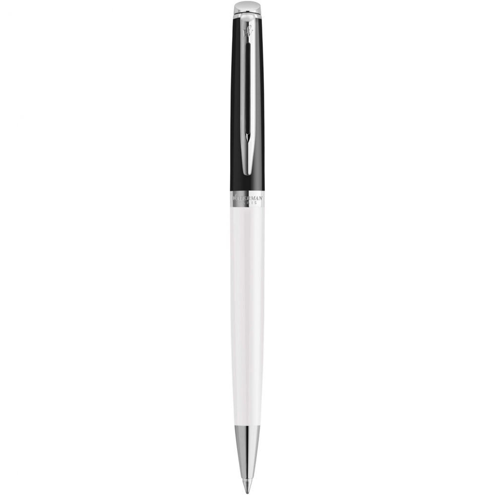 Logotrade advertising product picture of: Hemisphere colour blocking ballpoint pen with palladium trim