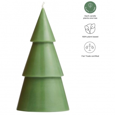 Logo trade promotional gifts picture of: Originalhome Xmas tree candle - L