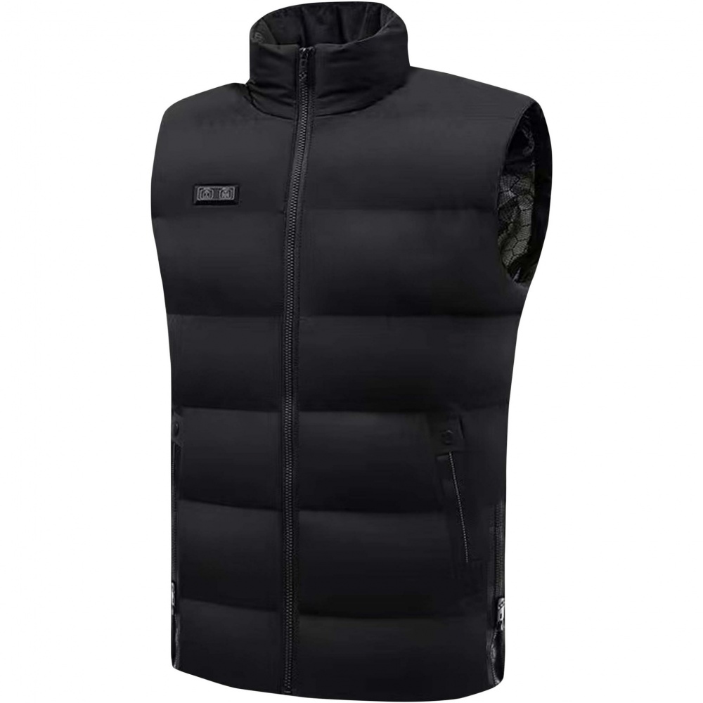 Logo trade corporate gifts image of: SCX.design G01 heated bodywarmer with power bank