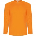 Montecarlo long sleeve men's sports t-shirt, Fluor Orange