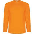 Montecarlo long sleeve kids sports t-shirt, Fluor Orange