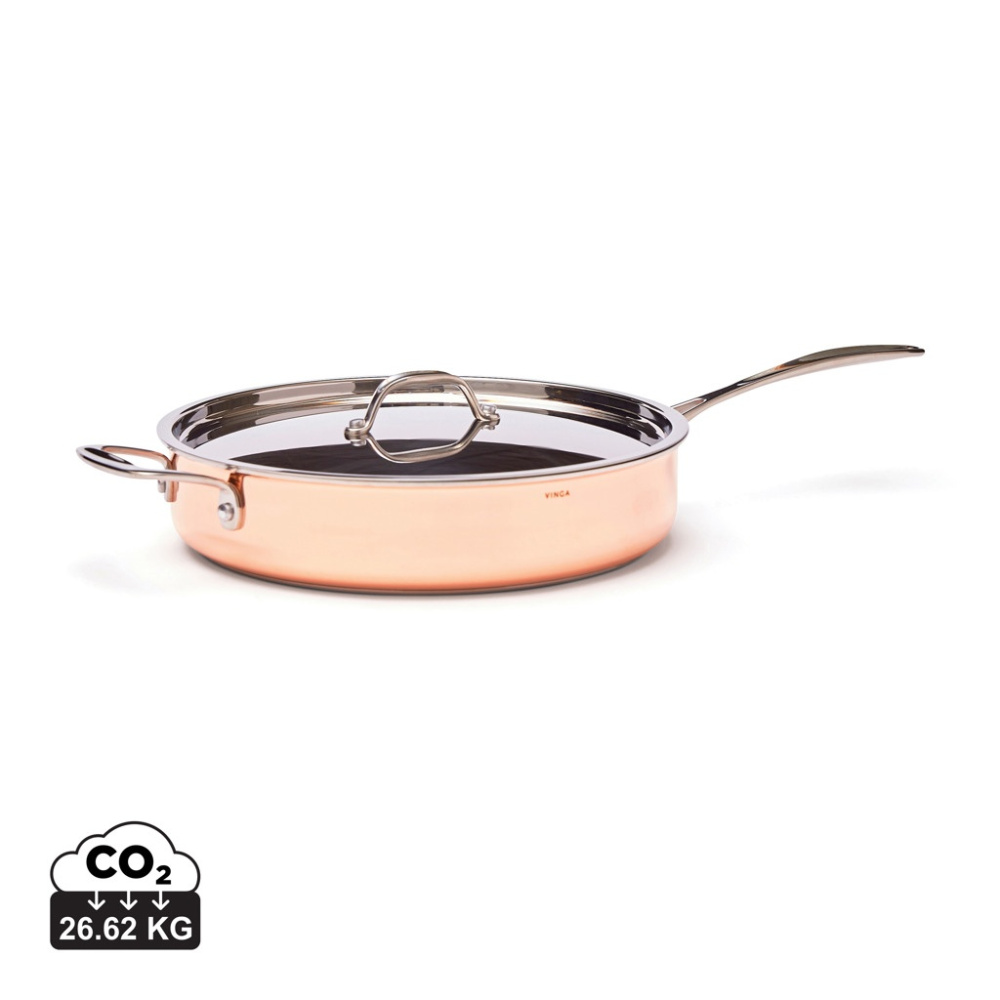 Logo trade advertising product photo of: VINGA Baron copper sauté pan