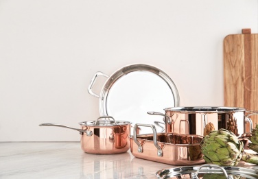 Logo trade advertising products image of: VINGA Baron copper saucepan