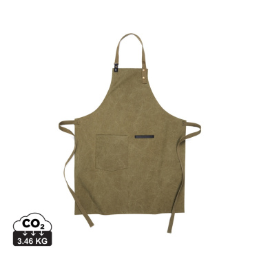 Logo trade promotional gifts image of: VINGA Tome GRS recycled canvas Apron