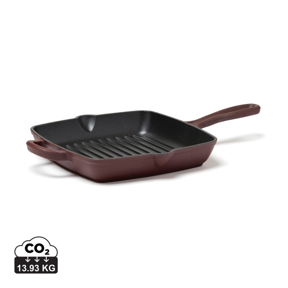 Logo trade corporate gift photo of: VINGA Monte enamelled grill pan