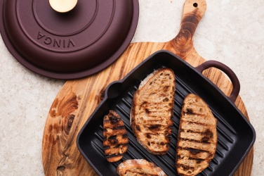 Logo trade promotional items picture of: VINGA Monte enamelled grill pan