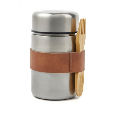 Logo trade corporate gifts image of: VINGA Miles food thermos