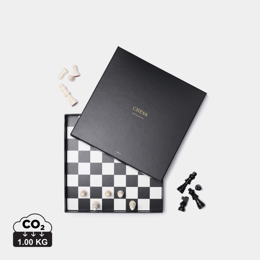 Logo trade promotional merchandise photo of: VINGA Chess coffee table game