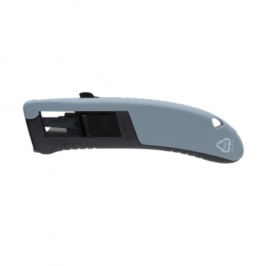 Logo trade promotional gifts image of: RCS certified recycled plastic Auto retract safety knife