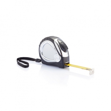 Logotrade promotional item image of: Chrome plated auto stop tape measure