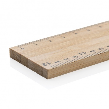 Logo trade promotional products picture of: Timberson extra thick 30cm double sided bamboo ruler