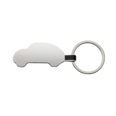 Logotrade promotional giveaway image of: RCS recycled zinc alloy car keyring