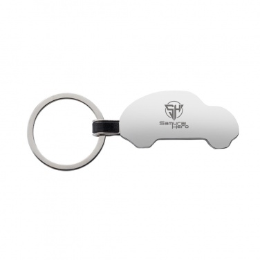 Logotrade promotional products photo of: RCS recycled zinc alloy car keyring