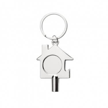 Logo trade business gift photo of: RCS recycled zinc alloy 3 in 1 keychain