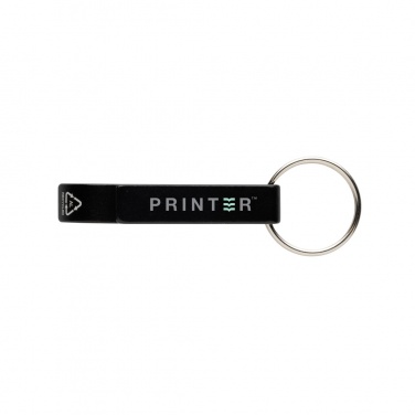 Logo trade promotional merchandise photo of: RCS recycled aluminum bottle and can opener