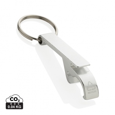 Logotrade promotional merchandise picture of: RCS recycled aluminum bottle and can opener