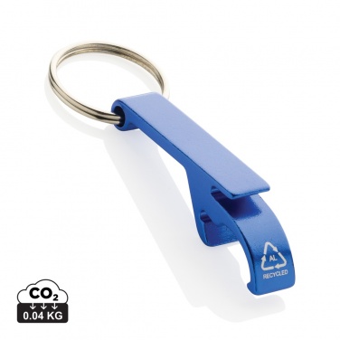 Logo trade promotional gifts picture of: RCS recycled aluminum bottle and can opener