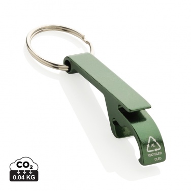 Logo trade promotional items image of: RCS recycled aluminum bottle and can opener