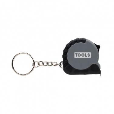 Logo trade promotional gift photo of: MeasureMate RCS reycled ABS 1 meter tape keychain