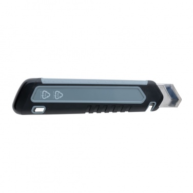 Logotrade promotional product picture of: Refillable RCS rplastic heavy duty snap-off knife soft grip