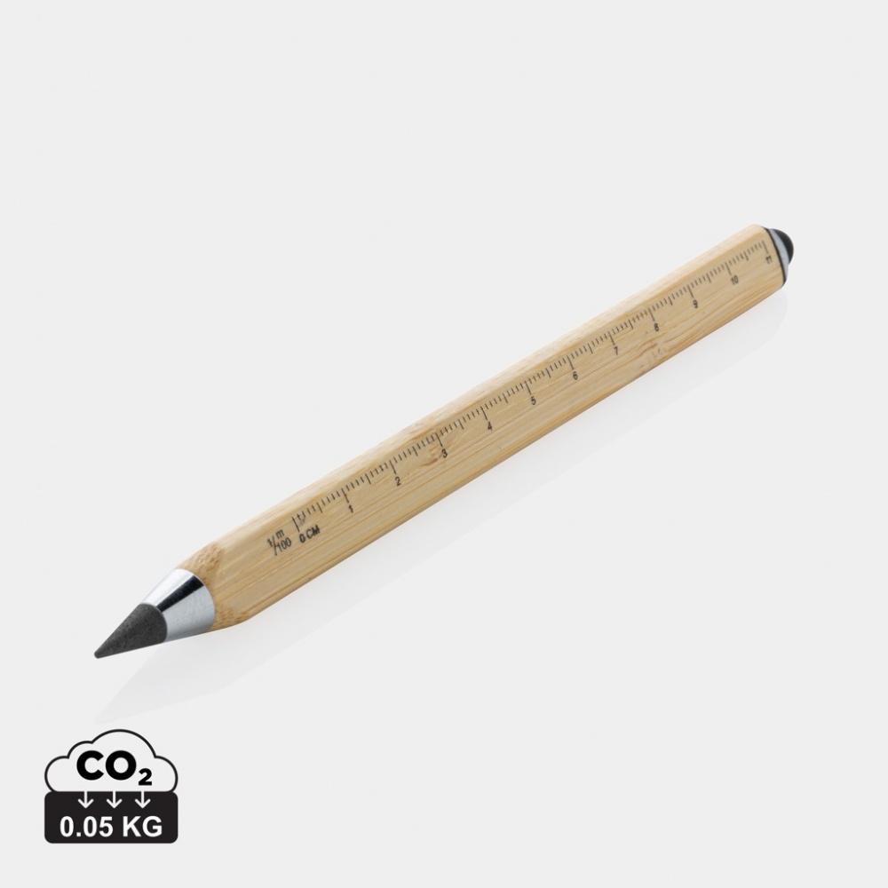 Logo trade promotional items image of: Eon bamboo infinity multitasking pen