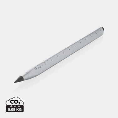 Logo trade promotional giveaways image of: Eon RCS recycled aluminum infinity multitasking pen