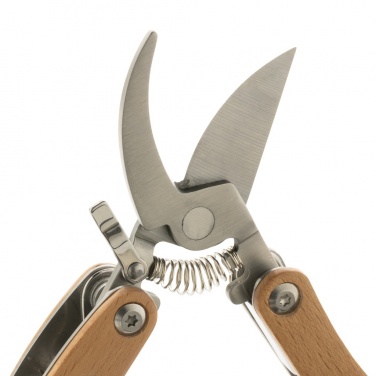 Logo trade promotional giveaways picture of: Wooden garden multi-tool