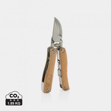 Logotrade promotional giveaway picture of: Wooden garden multi-tool