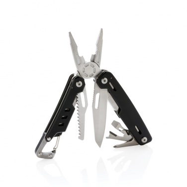 Logo trade promotional product photo of: Solid multitool with carabiner