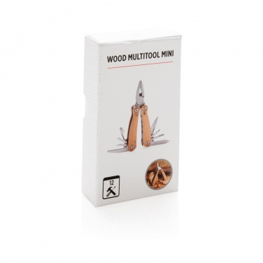 Logo trade advertising products image of: Wood multitool mini