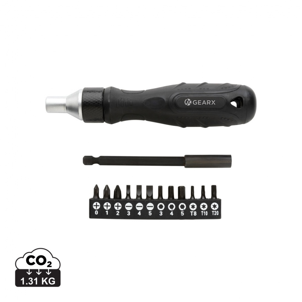 Logo trade corporate gifts image of: Gear X ratchet screwdriver