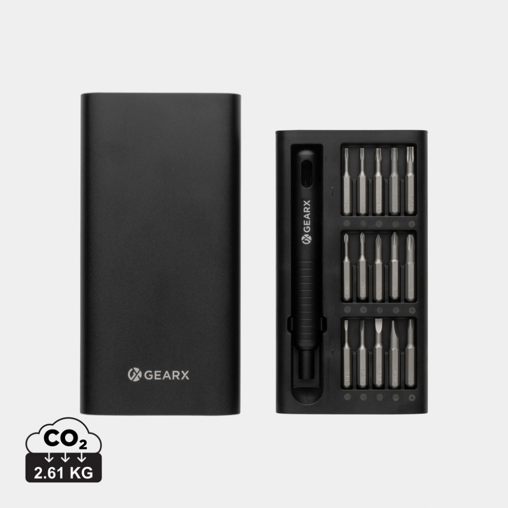 Logotrade promotional giveaway picture of: Gear X 31 in 1 precision screwdriver set