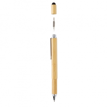 Logotrade corporate gifts photo of: Bamboo 5-in-1 toolpen