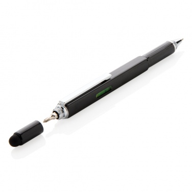 Logo trade corporate gifts image of: 5-in-1 aluminium toolpen