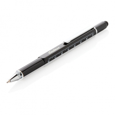 Logotrade promotional product picture of: 5-in-1 aluminium toolpen