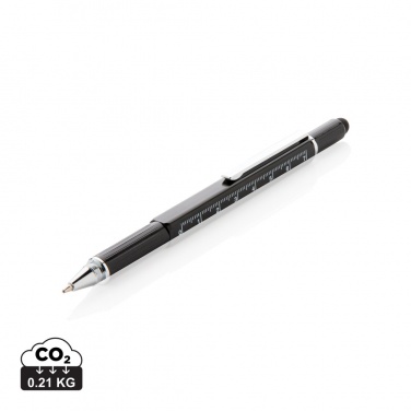 Logo trade promotional merchandise image of: 5-in-1 aluminium toolpen