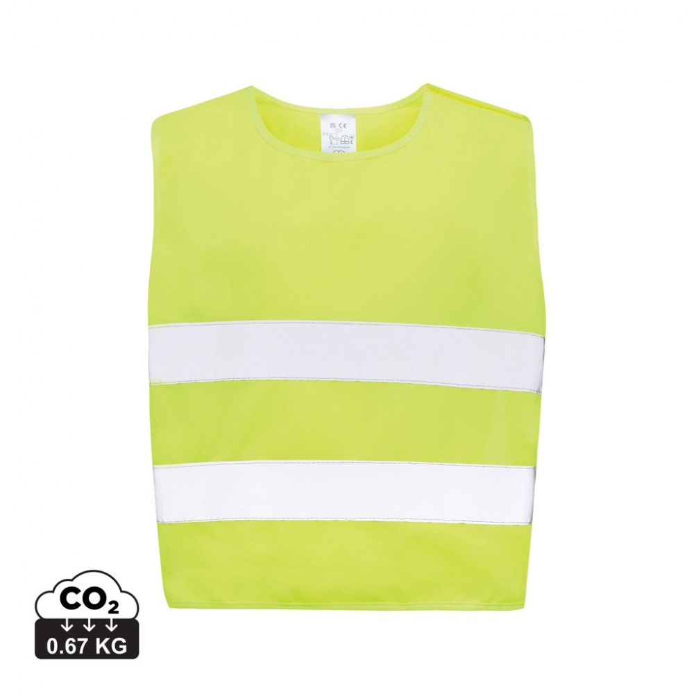 Logo trade promotional product photo of: GRS recycled PET high-visibility safety vest 3-6 years