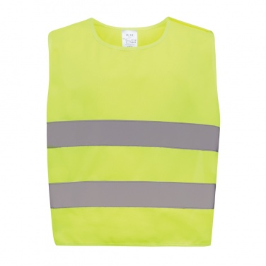 Logo trade promotional gifts image of: GRS recycled PET high-visibility safety vest 3-6 years